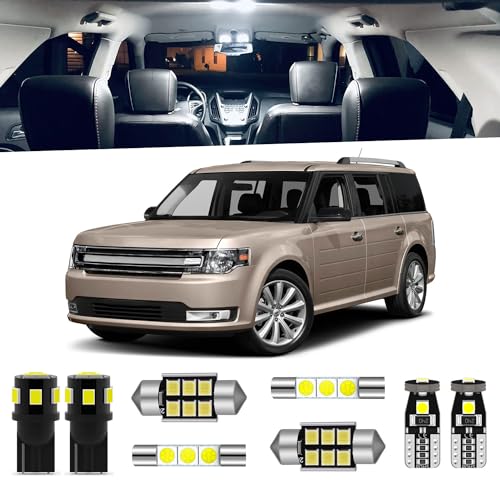 ENDPAGE 15-Pieces Flex Interior LED Light Kit for Ford Flex
