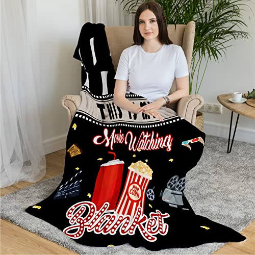 Domgoge Gifts for Movie Lover Warm Throw Blanket - Image 4