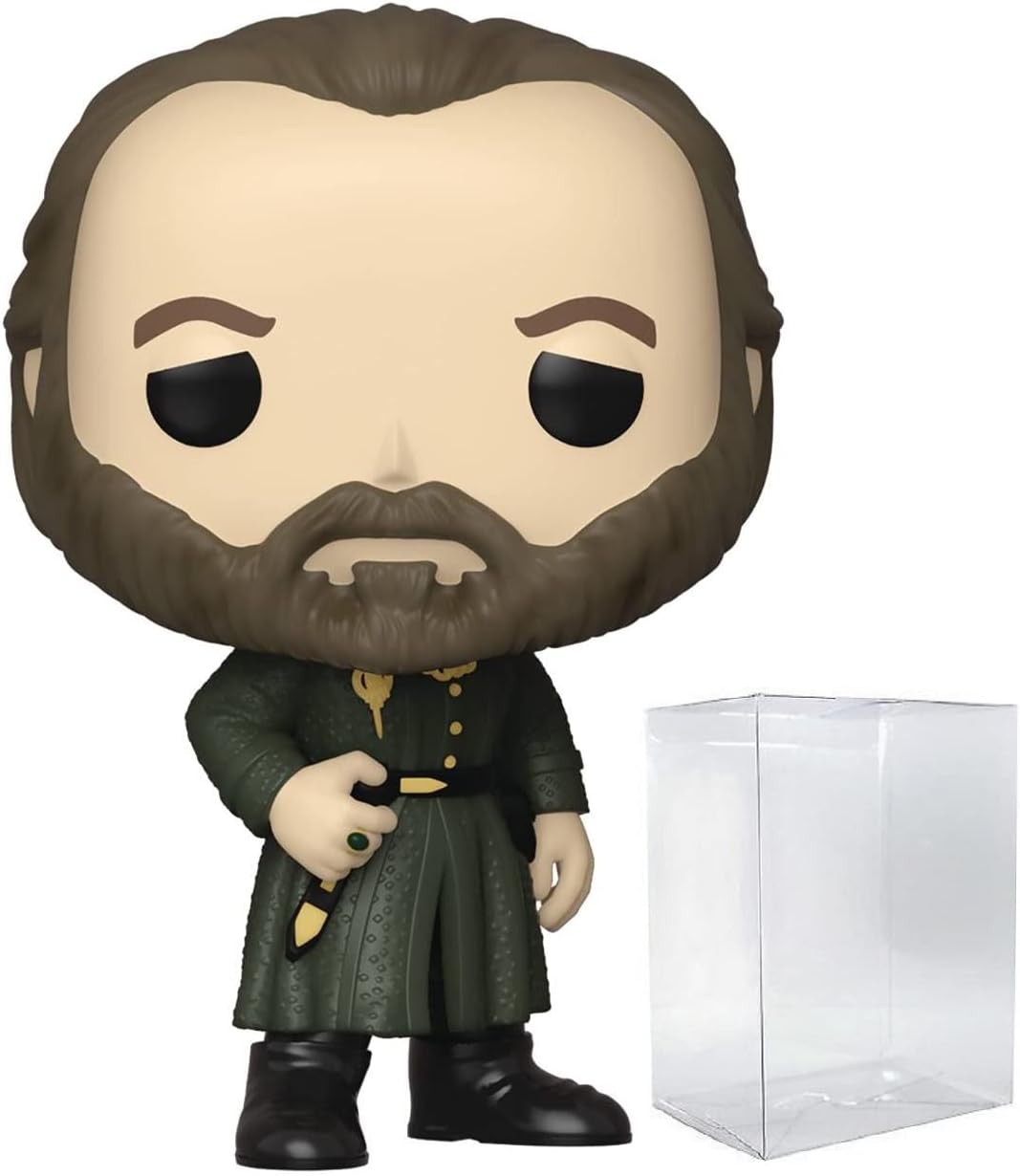 POP House of Dragon - Otto Hightower Pop! Vinyl Figure (Bundled with Compatible Pop Box Protector Case), Multicolored, 3.75 inches