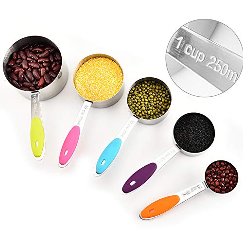 Colheres laranjas medidoras, conjunto de 11 peças