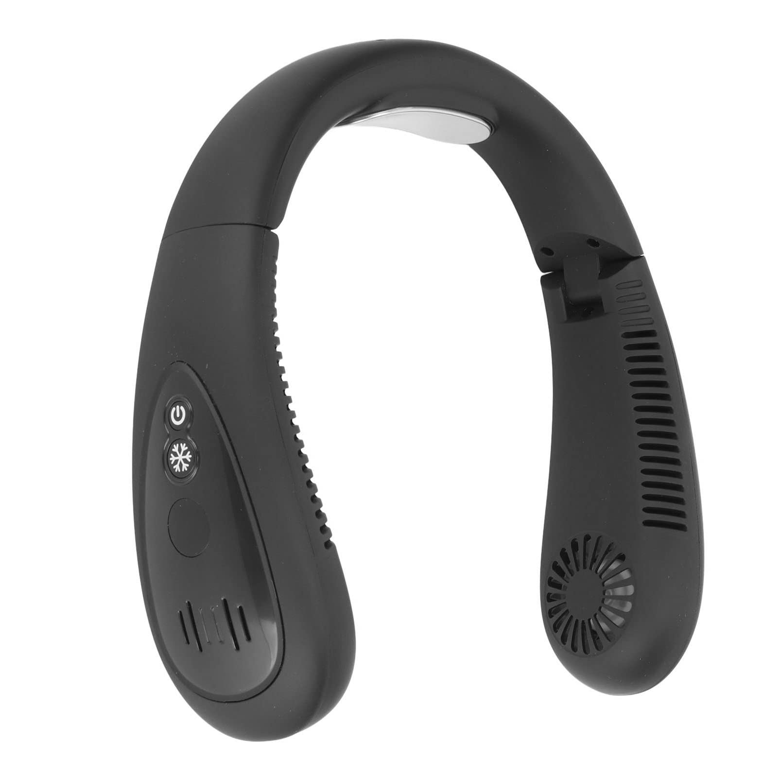 Ventilatore da Collo, 5000mAh Display LED Ventilatori da collo Pieghevoli Portatili Ricaricabili, Regolazione a 3 Velocità Ventilatore Personale a Mani Libere, Alimentato Tramite USB, Ventilatore da C