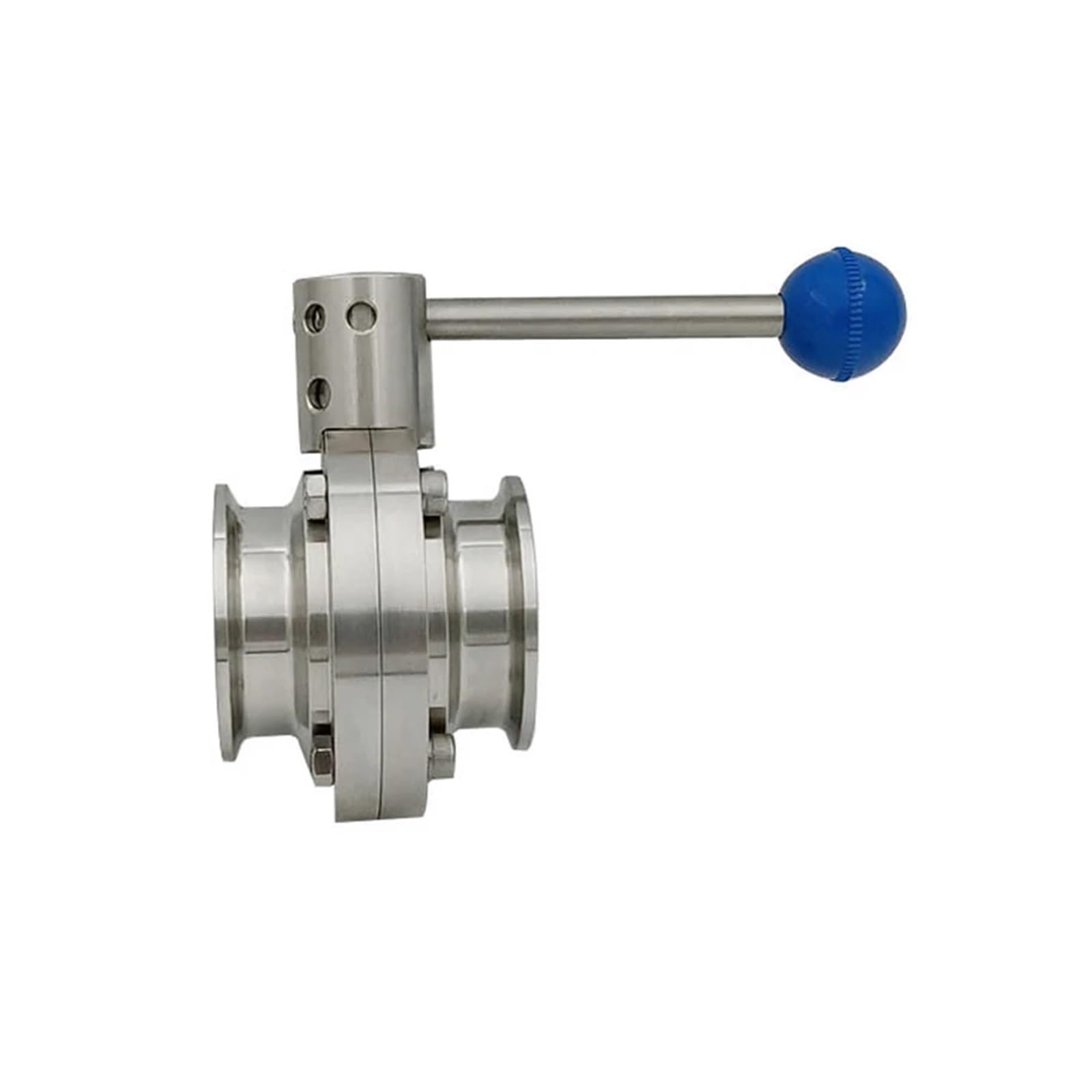 YWRWUPMGK Tri Clamp Butterfly Sanitary Stainless Steel 304 fit Pipe OD 76mm-159mm Brew Oil Milk(76mm)