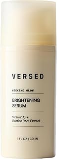 Weekend Glow Vitamin C Serum for Face - Hydrating Face Serum with Niacinamide, Licorice Root & Vit C (1 fl oz)
