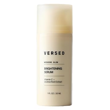 Versed Weekend Glow Vitamin C Serum for Face - Hydrating Face Serum with Niacinamide, Licorice Root & Vit C 1 fl oz