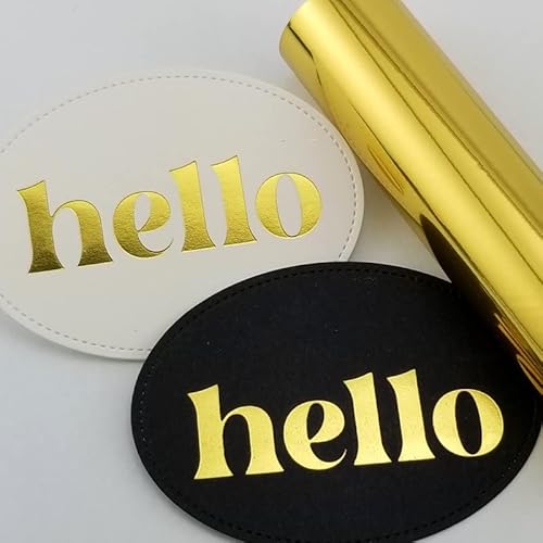 image for Deco Foil Hot Foils 5 in x 15 ft Roll - Gold - Use with Hot Foil Syste