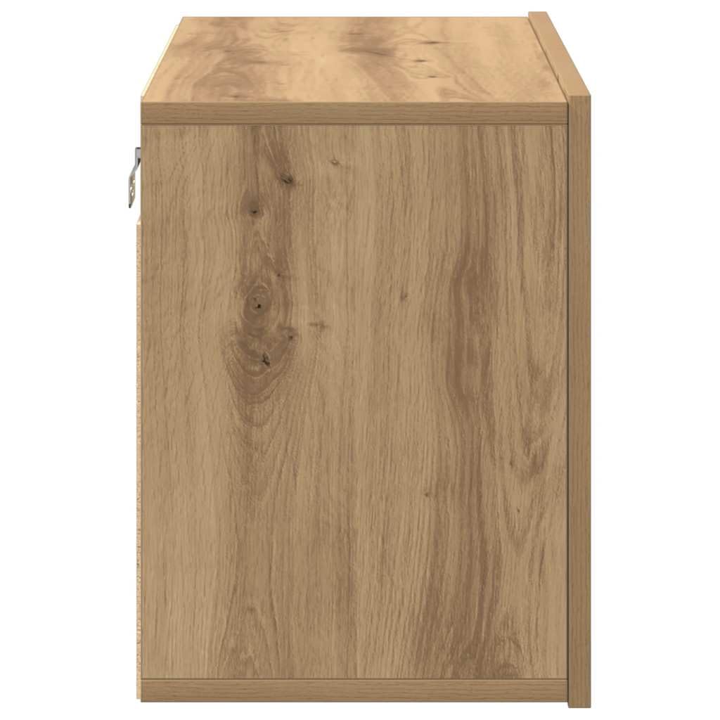 vidaXL Mueble para TV de Pared Roble Artesanal 60x30x41 cm, Soporte para TV, Armario Consola de TV, Muebles de Dormitorio, Mueble Multimedia