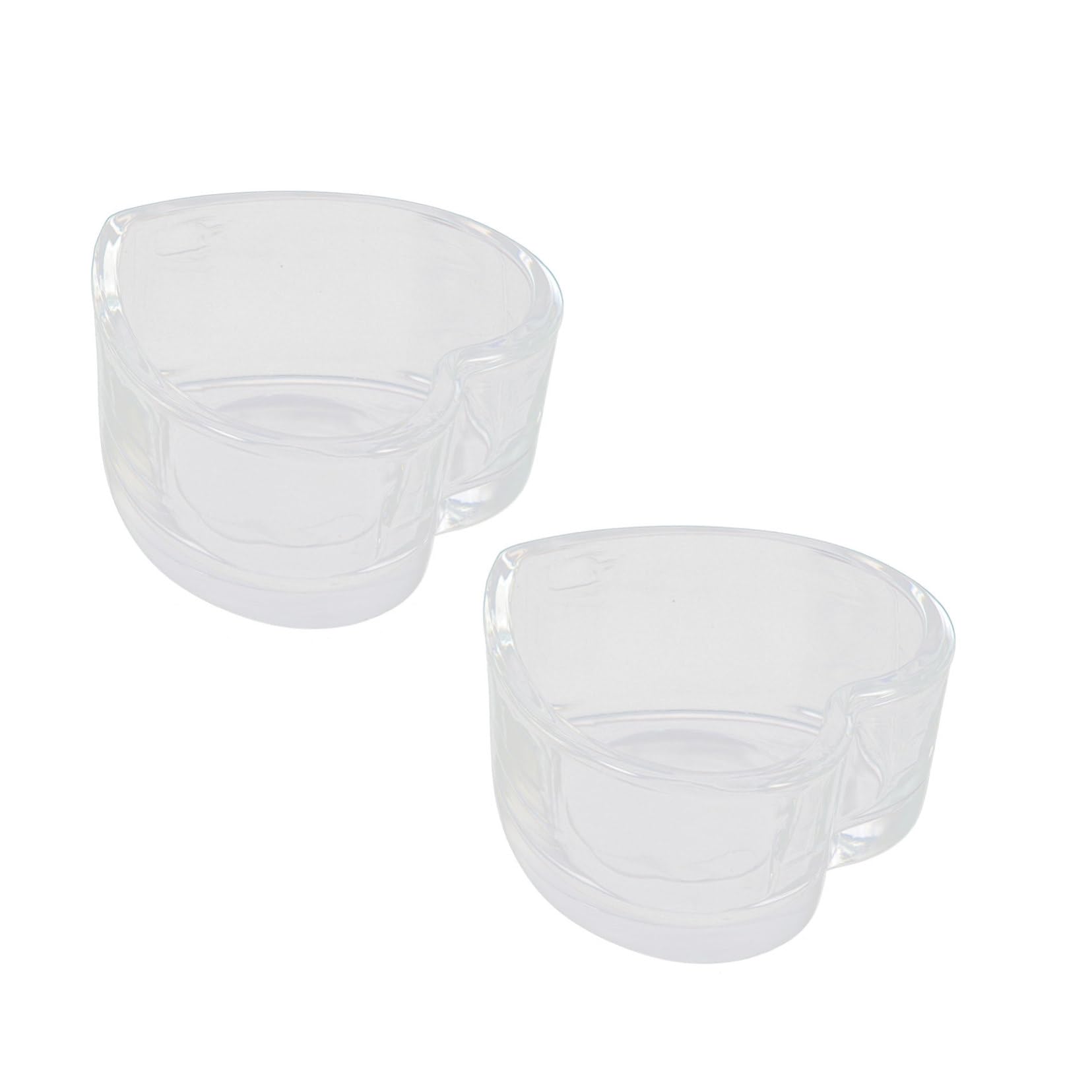 Supvox 8 STK Futternapf für Hamster Rattenvorräte Wassernapf für Hamster Kleintier Zubehör hamsterzubehör welpen zubehör kleine Chinchillaschale Rattenzubehör Glas Transparent