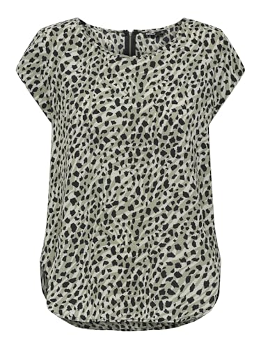 ONLY Damen Onlvic Ss AOP Top Noos Ptm, Seagrass/AOP:Animal Clash, 36