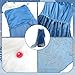 knemmy Princess Costume for Girls Halloween Dress Snow Cosplay Christmas Birthday Party Dress Up Outfit Blue