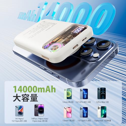 Taegila MagSafe モバイル バッテリー 14000mAh の商品画像 5