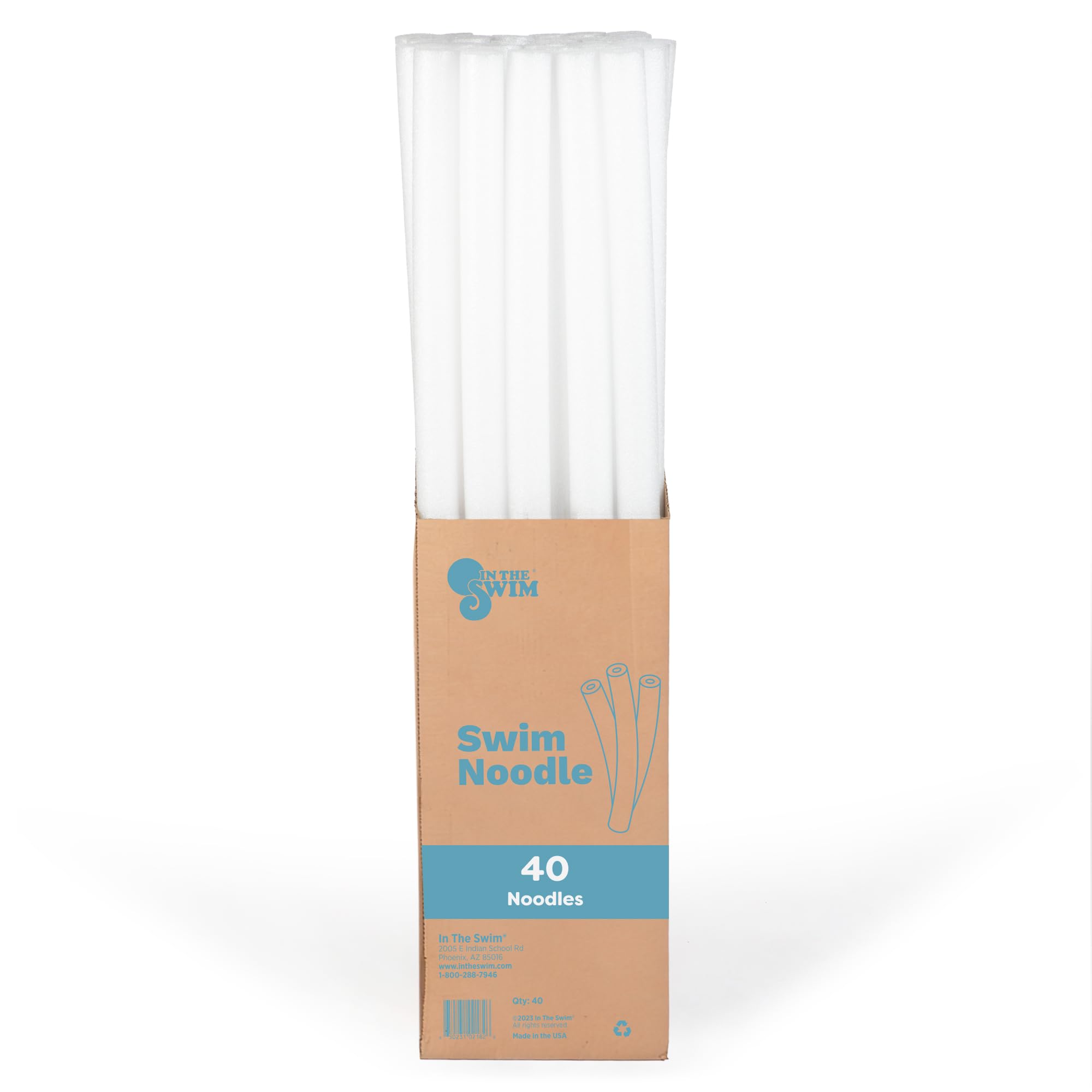 In The Swim Pool Noodles – Soft Large Foam Noodles | for Extra Buoyancy - Floating Training Device, Exercise Aid, Pool Toy