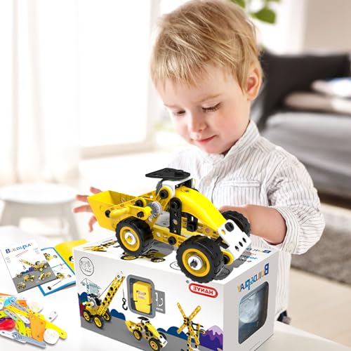 Choopheme J-7755 Stem Toys For 5 6 7 8 9+ Year Old Building Block Kit Stem Activities Projects Boy Toys Age 4-8 5-7 6-8 8-10 Creative Set Educational Engineering Excavator Construction Birthday Fun Christmas Idea Gift thumb #4