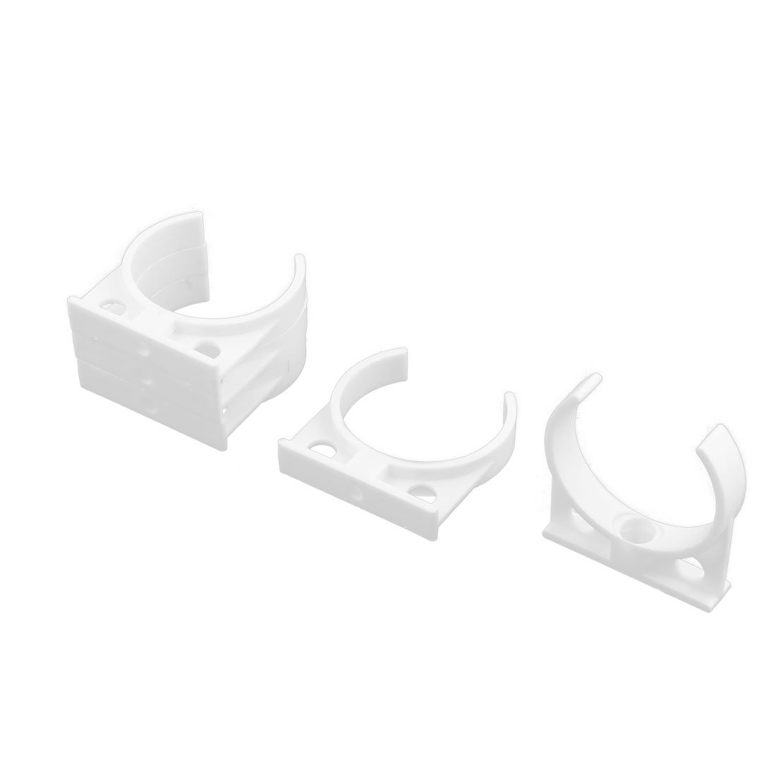 Plastic Water Filter Purifier Bracket Single clamp 5pcs White id d18 e90 338 108 60a