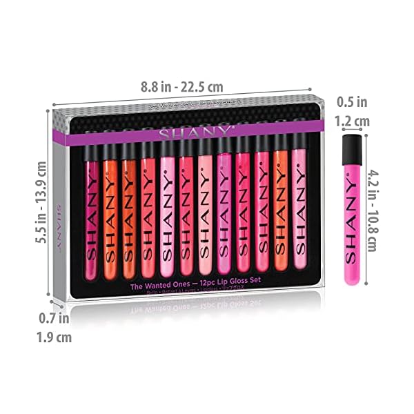 SHANY-The-Wanted-Ones-12-Piece-Lip-Gloss-Set-with-Aloe-Vera-and-Vitamin-E SHANY The Wanted Ones - 12 Piece Lip Gloss Set with Aloe Vera and Vitamin E