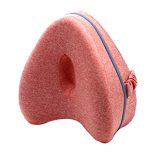 足枕 フットレスト 足置き 足置き台 膝枕 足まくら ひざ下 むくみ 足用クッション 人間工学設計 取り外し可能 多機能 睡眠改善 解消むくみ 疲労 体圧分散 旅行 便利グッズ 寝室 家庭用 男女兼用 (レッド)