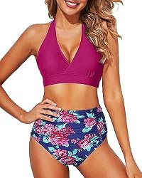 pushup halter bikini