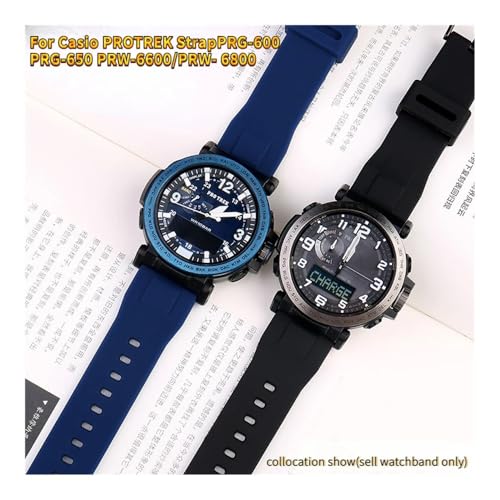 Bracelet silicone 23mm Casio PROTREK PRW-60 70YT 50 30 - 6