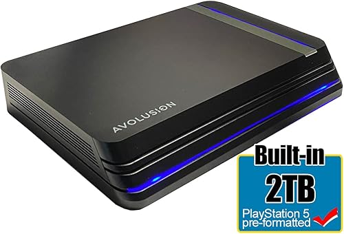 Miniatura 2 de Avolusion HDDGEAR PRO X - Disco duro externo USB 3.0 de 2 TB para consola de juegos PS5