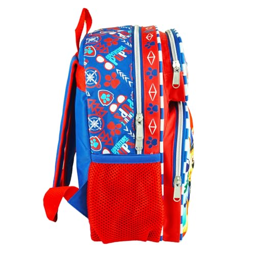 Paw Patrol Mini Backpack for Kids - Bundle with 12" Small Bag for Boys Featuring Chase, Marshall, Rubble Plus Water Bottle, Stickers | Paw Patrol School Backpack for Kids, Toddlers3