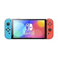 Vista 3 de Nintendo Switch OLED Model w Neon Red Neon Blue Joy-Con