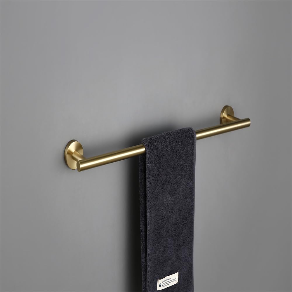 Juego de Accesorios de baño de Oro Cepillado, Kit de herrajes para Montaje en Pared, toallero, Soporte para Rollo de Papel higiénico, Gancho para Bata, PC, Soporte para Papel, h