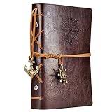 notary journal en cuir Prácticos diario de viaje: Tamaño perfecto para bolso de mano y hombro; integrada pequeña Binder ayude a planificador, calendario hojas, simplemente después de pluma disponible para todos Pen, gel Pen, lápiz, bolígrafo, y así sucesivamente. encontrar más sorpresa usted si usted este Journal.