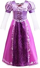 Lito Angels Princess Rapunzel Costume Dress for Girls Birthday Party Size 18 Months to 12 Years Purple