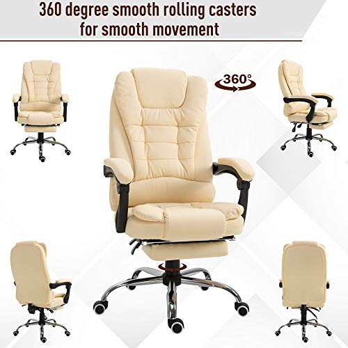 Homcom Poltrona Presidenziale in Similpelle