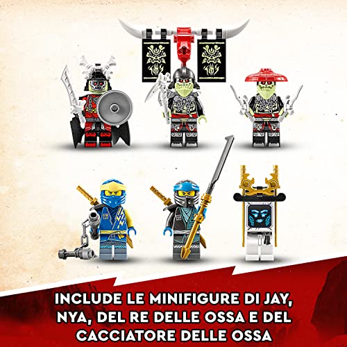 NINJAGO Mech Titano di Jay, Set 2023 con Grande Action Figure, Giocattolo da Battaglia per Bambini e Bambine con 5 Minifigure e Carro con Balestra 71785 - Lego - Immagine 7
