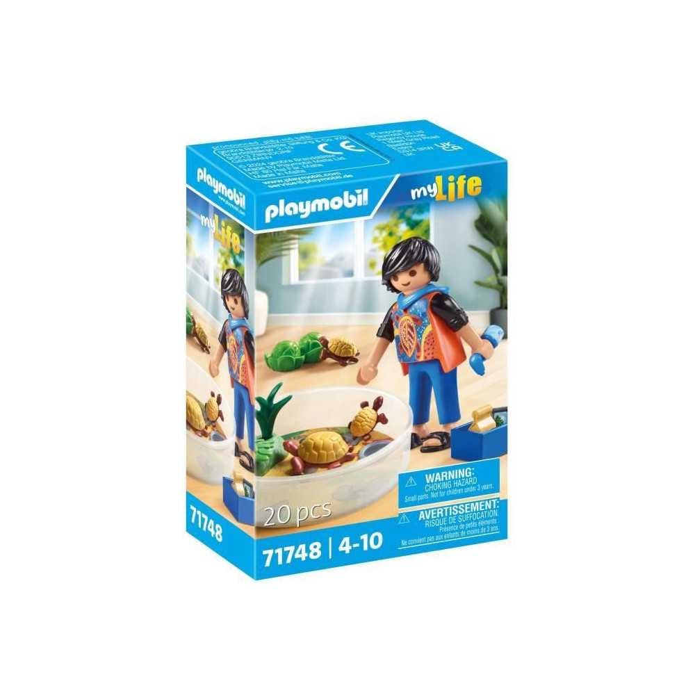 Playmobil 71748 Family Terrarium Turtles – My Life Series Small‑Pet Habitat Playset for Kids