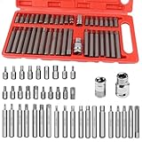 【Améliorez Vos Réparations Automobiles】 Avec cet ensemble d'embouts de vissage polyvalent et complet, vous disposerez de tous les outils nécessaires pour effectuer diverses réparations automobiles. Composé de 14 embouts Torx, 14 embouts Hex et 10 embouts Spline, ainsi que de 2 adaptateurs de lecteur, cet ensemble vous garantit d'avoir le bon outil pour chaque travail.