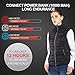 CONQUECO Heated Vest, Women's Lightweight Heated Vest with Battery Pack (X-Large)
