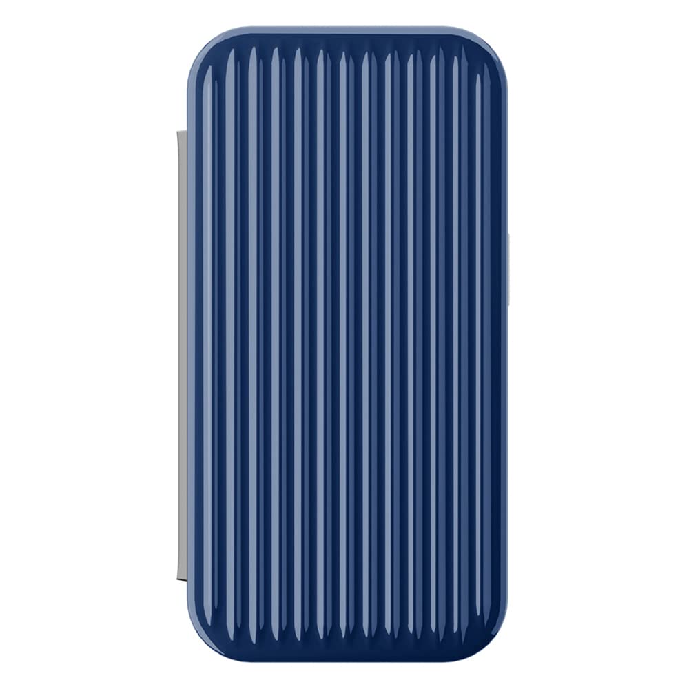 Premium Style iPhone14Pro 用 ハイブリッドフリップケース [ブルー] PG-22QHF03BL
