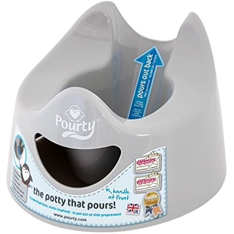Pourty Easy-to-Pour Potty (Penguin Grey), P1GR Cover