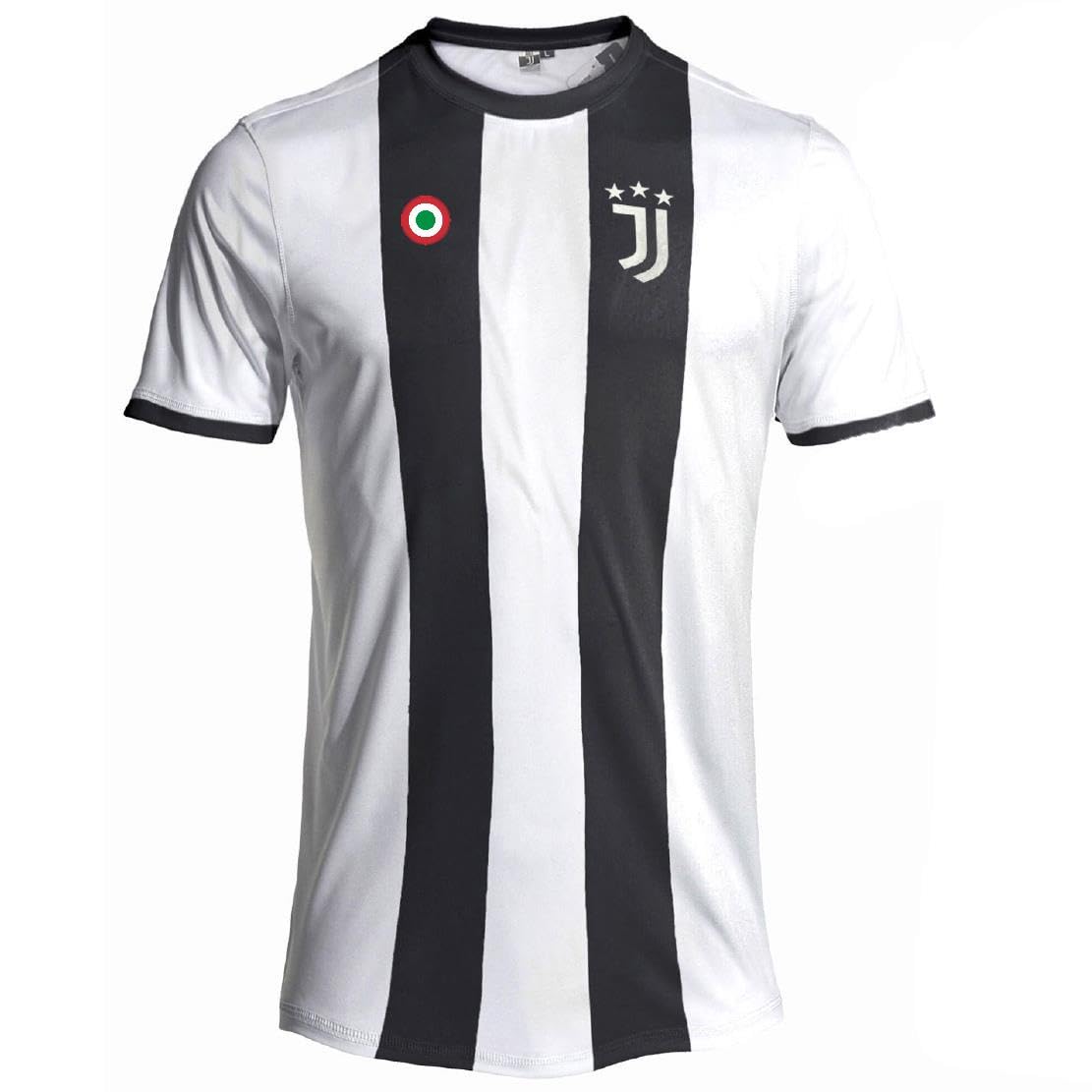 JUVENTUS Maglia Calcio Juve Bianco Nera | Campionato Calcio Serie A | Replica Ufficiale Autorizzata FC |Personalizzabile con Nome e Numero PS 41410-MIX-2