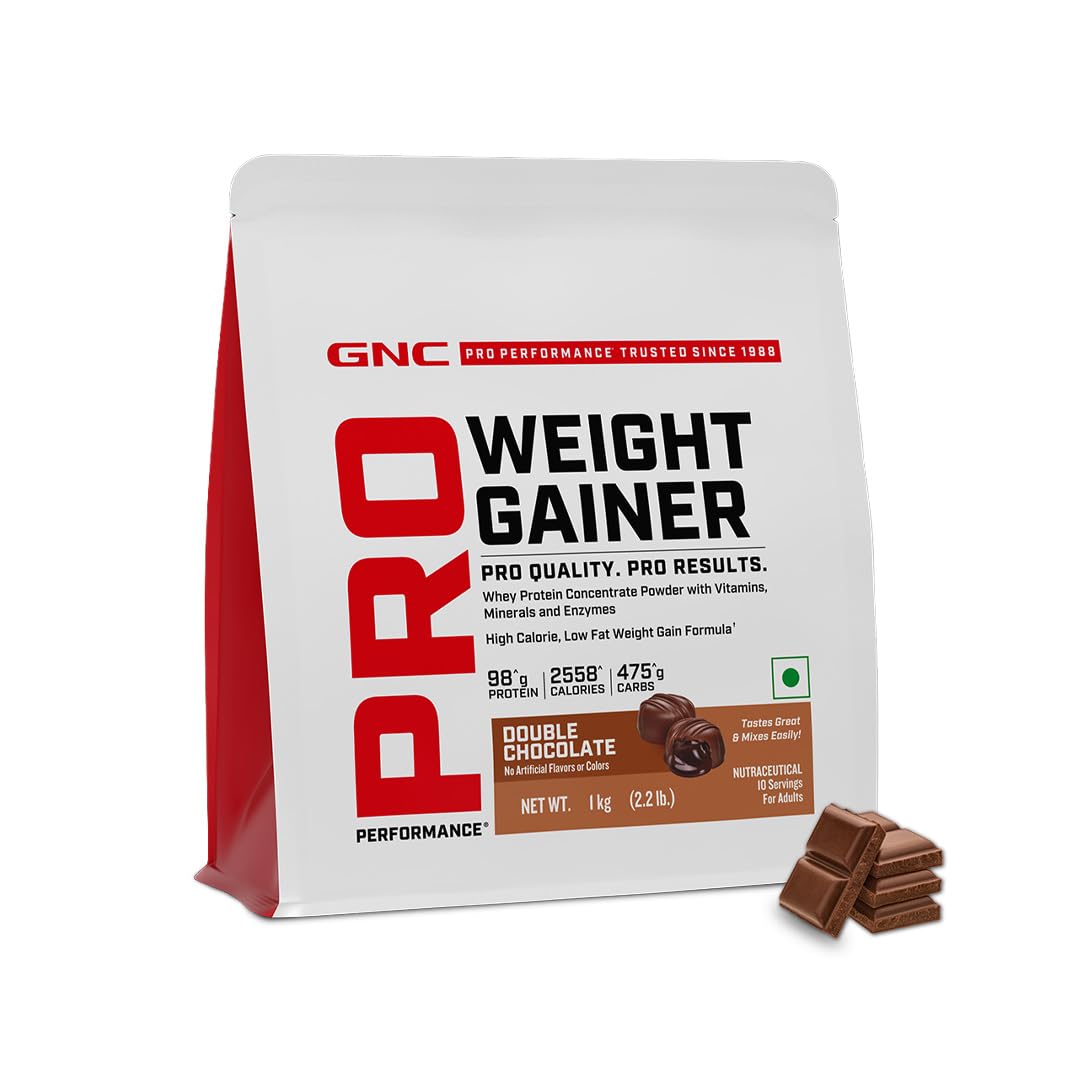 GNC Pro Performance Weight Gainer | 2200 Calories, 73g Protein, 440g Carbs | High-Calorie, Low Fat Formula | Healthy Body Gains | Faster Muscle Recovery | No Added Sugar | Chocolate | 1 Kg-image-24
