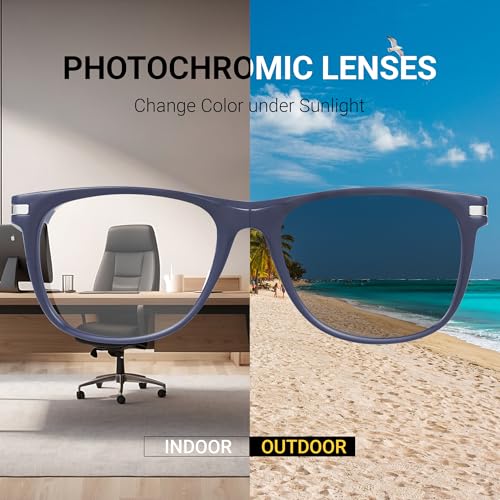 Image of JM Blue Light Blocking Glasses Women Men Computer Small Face Frame Bluelight Blocker Teens Photochromic Lenses Blue