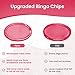 MR CHIPS Made in USA Magnetic Wand with 100 Bingo Plus Extra Pink