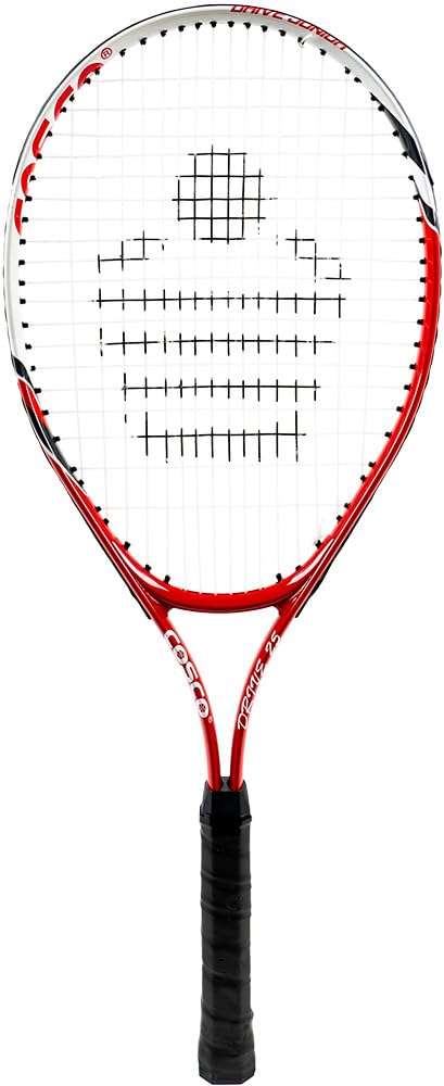 Cosco Drive-25 Tennis Racket Junior Aluminium Racket (25 Inches) ¾ Cover