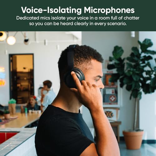 Image of Wyze Noise Cancelling Headphones and Hard Case for Travel,Wireless Over The Ear Bluetooth Headphones with Active Noise Cancellation, Transparency Mode, Clear Voice Pick-up, Alexa Built-in