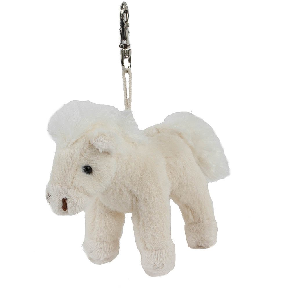 Teddys Rothenburg Kuscheltier Schlüsselanhänger – Pferd, 10 Cm, Hellbraun, Aus Weichem Plüsch