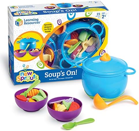 Learning Resources,Plastic, New Sprouts Soup's On!, 23 Pieces,Multicolor,5"