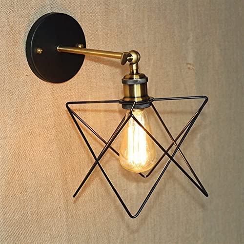 Lámpara de pared metal ajustable vintage hierro creativo cocina loft dormitorio 3
