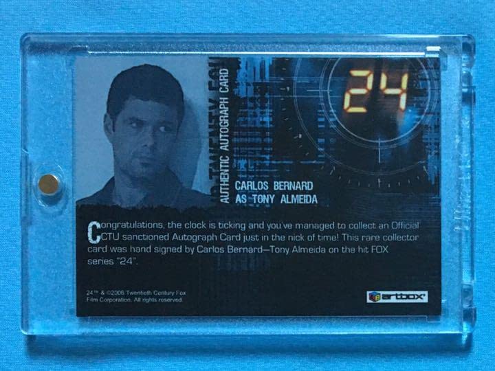 Amazon.co.jp: 24 カルロス・バーナード 直筆サインカード トニー