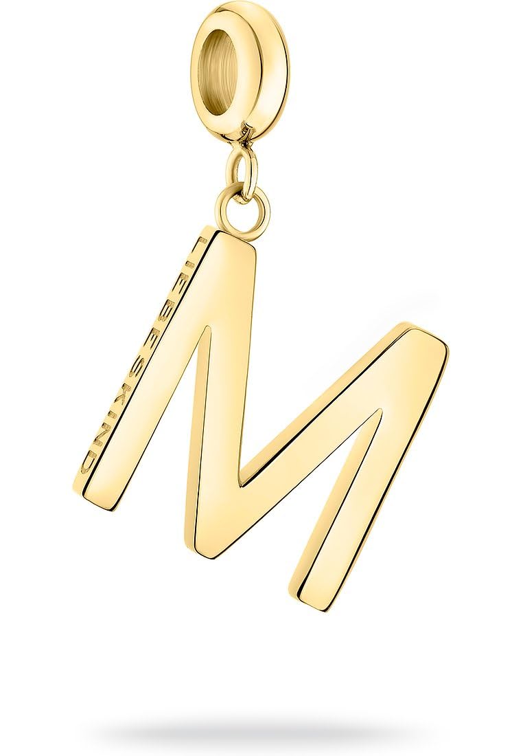 LIEBESKIND BERLIN Charms Collection – Charms-Ketten und Anhänger aus Edelstahl in Gold – Personalisiere Dein Schmuckstück - Geschenkidee