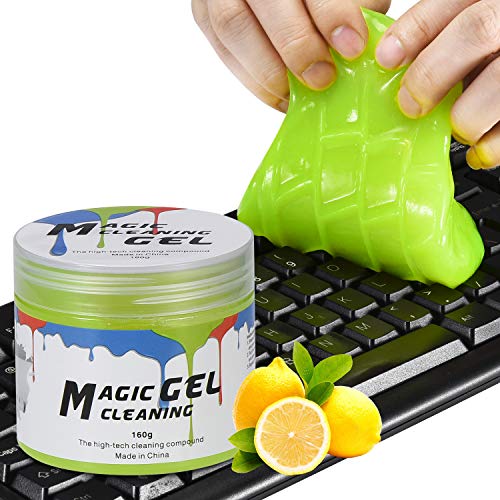 NuLink Cleaning Gel Universal Cleaner Dust Remover for Keyboard, Car Vent, Dashboard, Screen, Phone, Computer, Office Electronics [2 Packs, 320Grams]