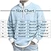 Lmdudan 2026 Mens Quarter Zip Pullover 1/4 Zip Casual Mock Neck Golf Sweatshirts Collared Textured Shirts with Pockets Light Blue