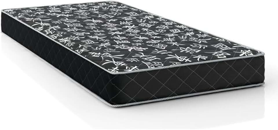 Colchão Solteiro D20 Espuma Com Certificado do Inmetro Ortopédico Anti Ácaro 188x78x12 CM - AV