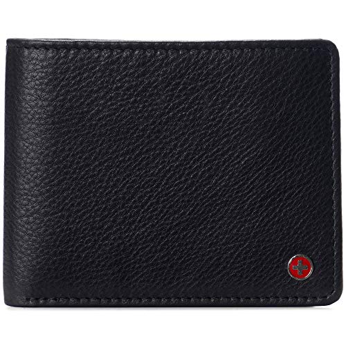 Alpine Swiss Connor Executive Bifold Wallet | Business Passcase