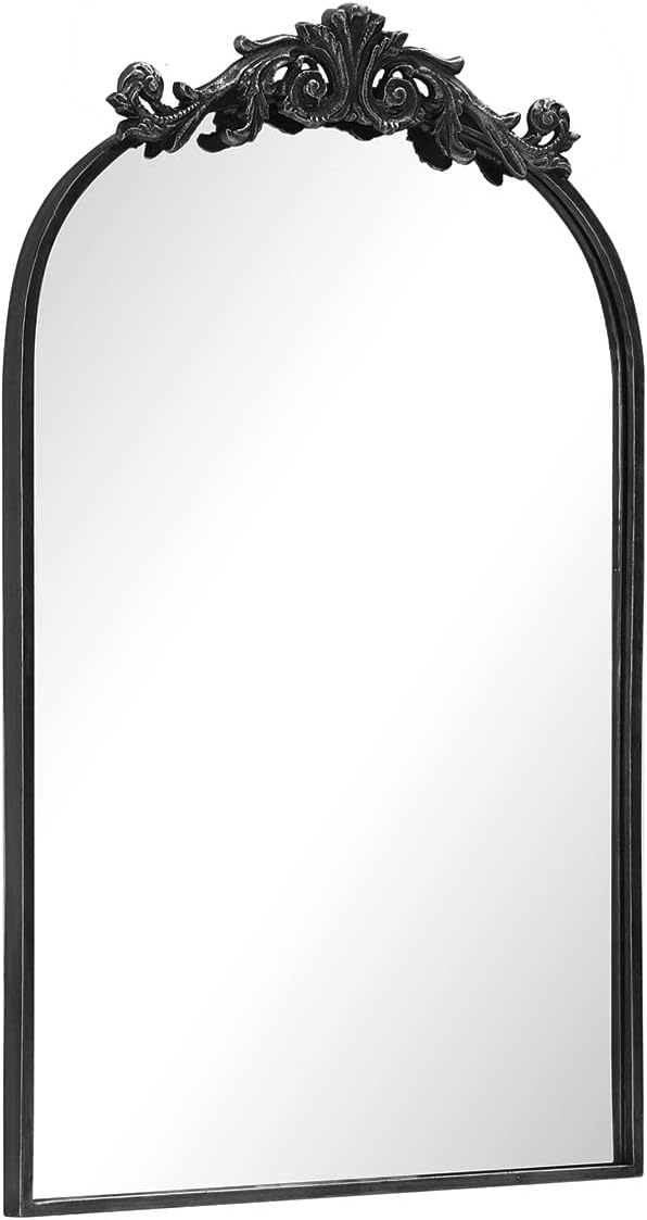PAIHOME Black Mirrors for Wall, Gothic Mirror 19x30 Inch
